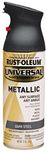Rust-Oleum 262662 Universal Metallic Spray Paint (Dark Steel Spray - 312 Grams)