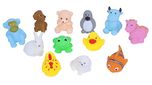 Tempt - Animal Bath Toys Chu Chu Toys for Baby (Assortment of 12 toys)