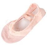 Magicdeal Kids Children Canvas Ballet Dance Shoes Incarnadine 11