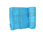 SVT 100% Cotton Filling Single Jaipuri Razai Turquoise