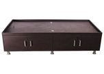 Savers Choice Super Delux Brownish Black Storage Single Bed