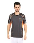 Vector X VTD-008-B Running T-Shirt, XX-Large (Grey/Orange)