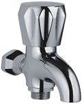 JAQUAR Brass 2-In-1 Bib Cock (Chrome Finish)