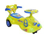 Ehomekart Funride Scooby Twist and Swing Magic Car with Backrest and Hand Rest(Green-Blue)