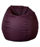 Comfy Bean Bags XXXL Bean Bag Filled with Beans Filler (Maroon)