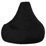 Rest N Sleep Bean Bags Tear Drop Black (4XL) With Bean