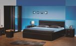 Godrej Interio Engineered Wood Bed + Side Table + Dressing Table(Finish Color - Wenge)