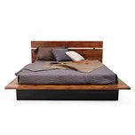 Rancho Unique Teak Wood Double Bed 84.6 x 71.7 inches (LxW) Height: 8.8