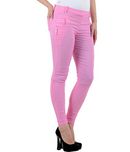 Superior FeelBlue Lycra Jeggings for Women (Pink)