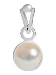 Clara Certified Pearl (Moti) 9.3cts or 10.25ratti Silver Pendant For Men & Women