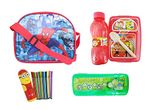 Prime School Lunch Box, Bag, Bottle Combo Pack for Kids I Return Gifts for Boys Kids (Combo Pack)