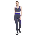 CAMEY Women 2 Pcs Sport Suits High Impact Sports Bra Yoga Pants Gym Outfits Breathable Exercise Stretchable Bra and Leggings