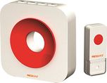 Press Fit Echo-II Auto-Learning Wireless Bell (Red)