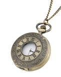 Young & Forever Wardrobe Refresh Fashion Sale Special Bronze Carve Greek Designer Watch Necklace For Women