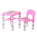 Archana NHR Portable Learning Kids Table Chair (Pink)