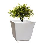 YUCCABE FOXB GK White 14 Inches Planter