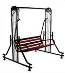 Kaushalendra Garden Zula Swing Indoor Outdoor Swing Iron Patio Stand Hammock