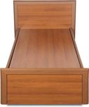 Godrej Interio Adriana Engineered Wood Single Bed(Finish Color -  Walnut)