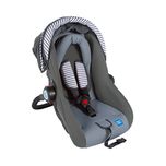 Mee Mee Baby Car Seat cum Carry Cot with Thick Cushioned Seat and Head Support (Dark Grey)