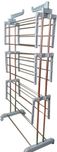 Abhinandan Stainless Steel Floor Cloth Dryer Stand(White)