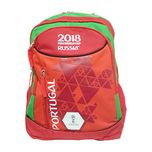 FIFA 40 Ltrs Red::Green School Backpack (MBE-FF009)