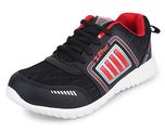 TRASE Zippie-H Black/Red Sports Shoes for Boys-Girls-3C IND/UK