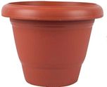 Dhavesai Terrocotta 12 Inch Plastic Planter, Set Of 5