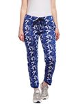 Vimal Blue Camouflage/Military/Army Trackpant For Women