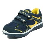 Asian shoes JUNIOR-13 Navy Blue Yellow Mesh Kids Shoes 12CUK/Indian