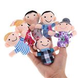 Twisha Family Finger Puppet Set of 6