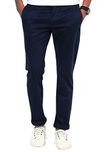 AD & AV Mens Casual Trouser Lycra_Blue_112_DD36_Blue_36