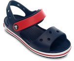 crocs Unisex Crocband Navy/Red Sandals-C13(12856)