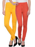 Tulsattva Women Pack Of 2 Churidar Leggings
