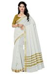 Rani Saahiba Pure Cotton Saree without Blouse ( SKR3169_White )