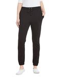 Miss Chase Womens Black Relaxed Fit Joggers_Size_Small
