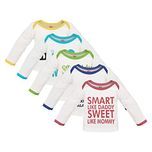 Orange and Orchid Unisex Plain Regular Fit T-Shirt (ONOJB-WH-Piping_FLSL_White_3-4 Years)