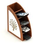 Bluewud Otto RH-OT-LT Organizer Stand (Walnut)