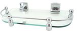 RoyaL Indian Craft 12 By 5 Inch RIC517 New Look Glass Wall Shelf(Number of Shelves - 1, Clear)