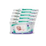 Himalaya Baby Care Gentle Baby Wipes, 72 Count (Buy 4 Get 1 Free)