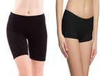 FASHION LINE WOMEN SHORTS COBMO(CYCLING SHORTS+ BOY SHORTS PANTY) (Large)