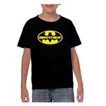 Giftsmate Yaya Cafe Rakhi Brother Kids Boy T-Shirt with Rakhi Batman Brother - Black - 14-16 Years Printed Cotton