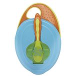 Baby Boo Bowl And Spoon Set (Blue And Orange)