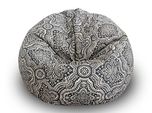 Aart Floral Pattern Digitally Printed Canvas Bean Bag With Beans Filled (XXXL)