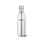 Nirlon Stainless Steel Water Bottle, 500ml, Silver (NR48640)