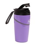 Gluman Stante Tumble Free Insulated Stainless Steel Drinking Coffee-Tea Mug/Tumbler (Voilet, 350ml)