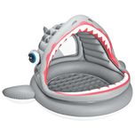 BYOL ROARING SHARK BATH TUB POOL FOR KIDS WITH FREE PUMP