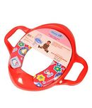 Toyboy Super Soft and Durable Full Cushion Assorted Potty Trainer Seat with Handle - Red