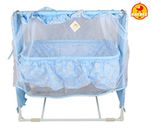 Baybee Dream-Time Bassinet Cradle (Blue)