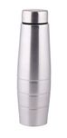 Zafos Stainless Steel Water Bottle, 1 Litre, Silver (Duro Silver 1L)
