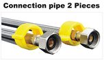 Snowbell 18 Inch Heavy Duty Connection Pipe For Geyser - 2 Pieces